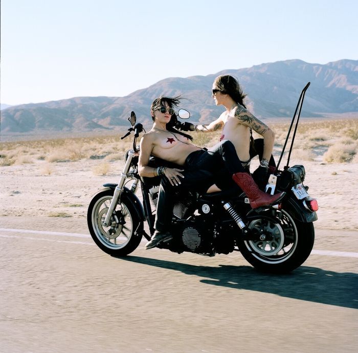 Girls on a motorcycle in Pimpri-Chinchwad